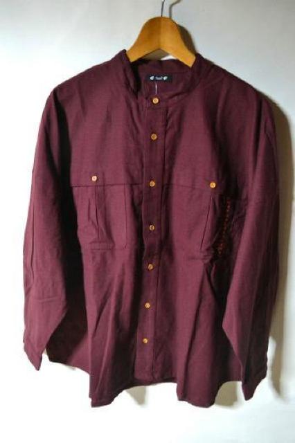 新品 チャイハネ シェパウルシャツ 長袖 レッド フリーサイズ メンズ 秋冬 バンドカラー オーバーサイズ アジアン 未使用 即決 < ブランド 新品 チャイハネ シェパウルシャツ 長袖 レッド フリーサイズ メンズ 秋冬 バンドカラー オーバーサイズ アジアン 未使用 即決 < ブランドの