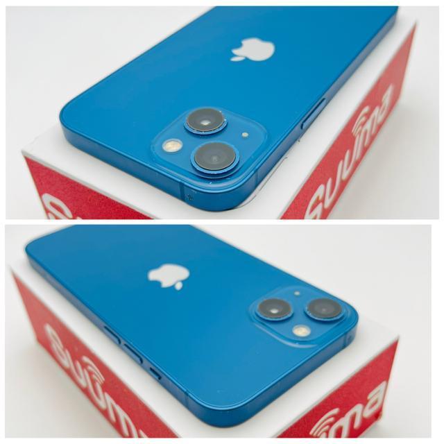 C 100% iPhone 13 256 GB SIM�t���[ �u���[ �{�� �� �Ɠd/AV�� 