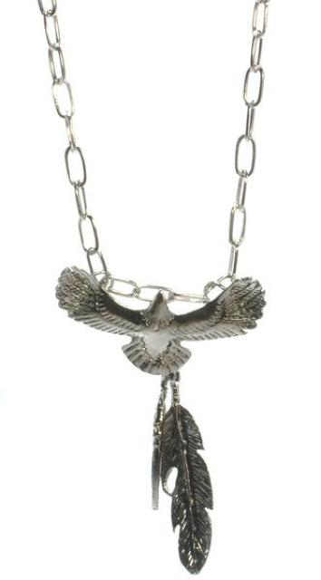 鷹ネックレス イーグル 鷲 ホークス ペンダント トップ フェザー 羽根 モチーフ カジュアル HIPHOP かっこいい < 男性アクセサリー/時計  鷹ネックレス イーグル 鷲 ホークス ペンダント トップ フェザー 羽根 モチーフ カジュアル HIPHOP かっこいい < 男性アクセサリー/時計の