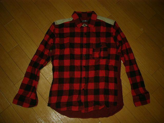 カシュカCASHCAブロックチェックシャツM赤黒ENGLAND < 男性ファッション  カシュカCASHCAブロックチェックシャツM赤黒ENGLAND  < 男性ファッションの