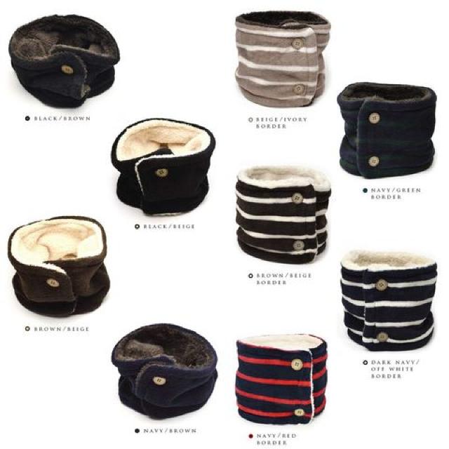 超あったかふわふわマイクロボアBIGボタンネックウォーマー < 女性ファッション  超あったかふわふわマイクロボアBIGボタンネックウォーマー < 女性ファッションの