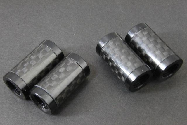 取り付け例あり 高級感抜群カーボンエアバルブショート < 自動車/バイク 取り付け例あり 高級感抜群カーボンエアバルブショート < 自動車/バイク