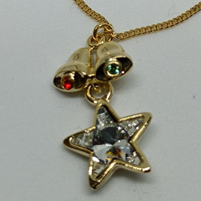 HOMICO★新品★ベルと星モチーフネックレス < 女性アクセサリー/時計  HOMICO★新品★ベルと星モチーフネックレス < 女性アクセサリー/時計の