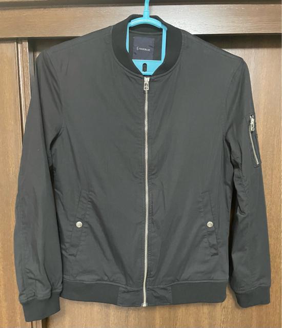 美品 RAGEBLUE◆レイジブルー◆ MA-1 ブルゾン ジャケット L/中古 ブラック 綿/ナイロン ミリタリー 2回のみ着用 < ブランド  美品 RAGEBLUE◆レイジブルー◆ MA-1 ブルゾン ジャケット L/中古 ブラック 綿/ナイロン ミリタリー 2回のみ着用  < ブランドの