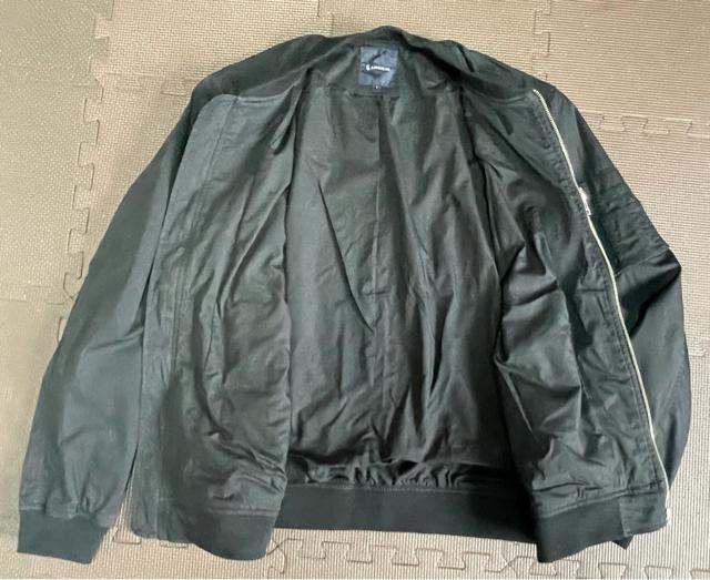 美品 RAGEBLUE◆レイジブルー◆ MA-1 ブルゾン ジャケット L/中古 ブラック 綿/ナイロン ミリタリー 2回のみ着用 < ブランド  美品 RAGEBLUE◆レイジブルー◆ MA-1 ブルゾン ジャケット L/中古 ブラック 綿/ナイロン ミリタリー 2回のみ着用 < ブランドの