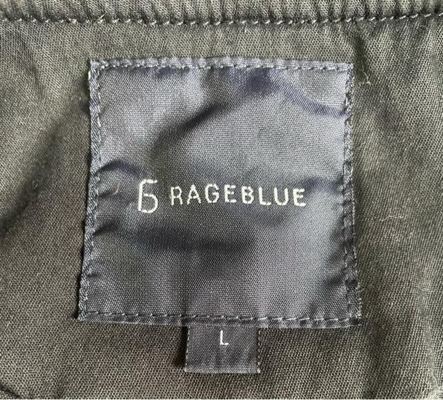 美品 RAGEBLUE◆レイジブルー◆ MA-1 ブルゾン ジャケット L/中古 ブラック 綿/ナイロン ミリタリー 2回のみ着用 < ブランド  美品 RAGEBLUE◆レイジブルー◆ MA-1 ブルゾン ジャケット L/中古 ブラック 綿/ナイロン ミリタリー 2回のみ着用 < ブランドの