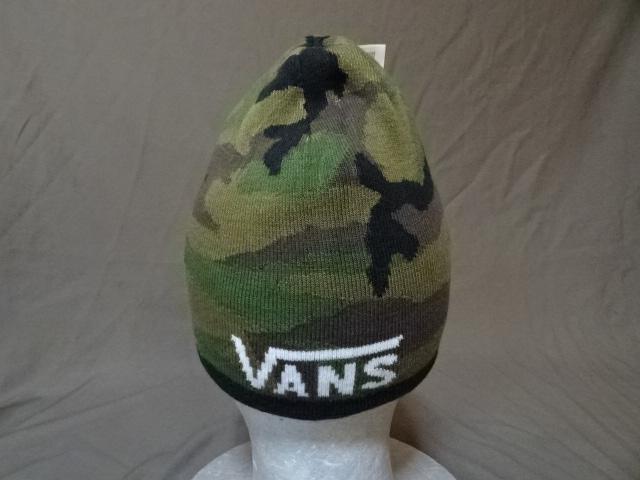 USA購入【VANS】チェッカー柄 x カモフラ柄 リバーシブル ニットキャップ < 男性ファッション  USA購入【VANS】チェッカー柄 x カモフラ柄 リバーシブル ニットキャップ < 男性ファッションの