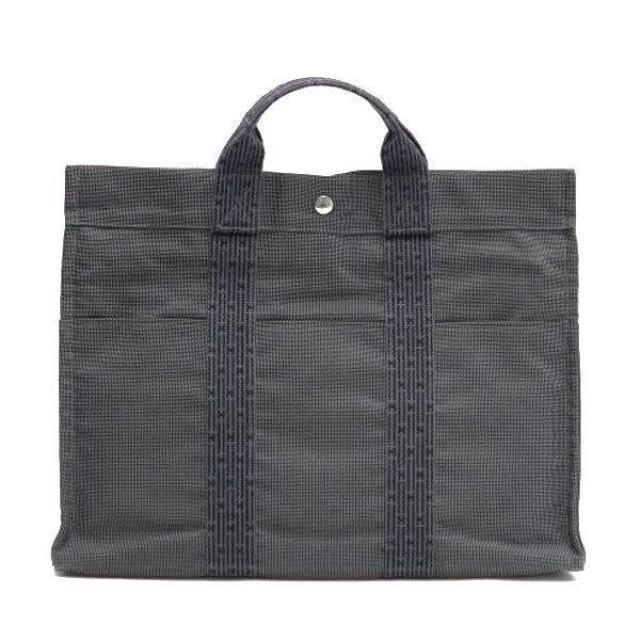 ◆ 本物 程度良 ◆ HERMES エルメス エールライン MM グレー トートバッグ ハンドバッグ ファスナー バッグ 人気 < ブランド  ◆ 本物 程度良 ◆ HERMES エルメス エールライン MM グレー トートバッグ ハンドバッグ ファスナー バッグ 人気 < ブランドの