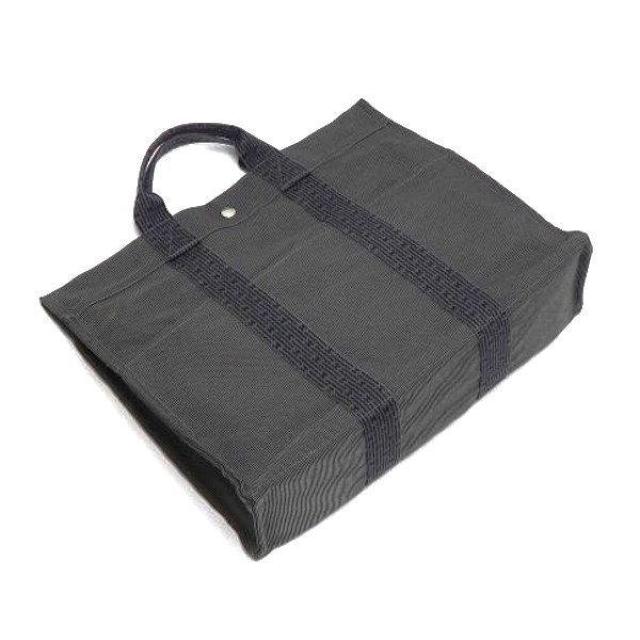 ◆ 本物 程度良 ◆ HERMES エルメス エールライン MM グレー トートバッグ ハンドバッグ ファスナー バッグ 人気 < ブランド  ◆ 本物 程度良 ◆ HERMES エルメス エールライン MM グレー トートバッグ ハンドバッグ ファスナー バッグ 人気 < ブランドの