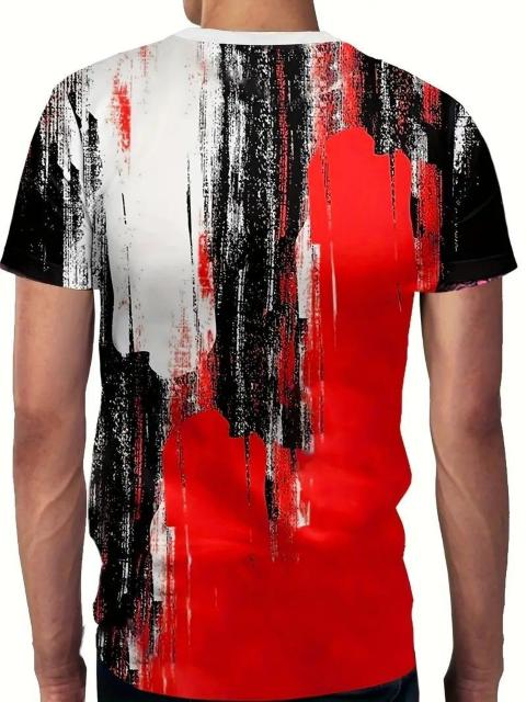 爆ヤス価格1190円★男性用のカラーマッチングTシャツ、カジュアルな半袖クルーネックTシャツ USAサイズM(日本サイズXL相当) < 女性ファッション  爆ヤス価格1190円★男性用のカラーマッチングTシャツ、カジュアルな半袖クルーネックTシャツ USAサイズM(日本サイズXL相当) < 女性ファッションの