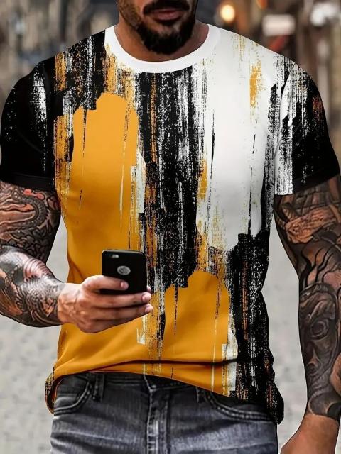 爆ヤス価格1190円★男性用のカラーマッチングTシャツ、カジュアルな半袖クルーネックTシャツ USAサイズM(日本サイズXL相当) < 女性ファッション  爆ヤス価格1190円★男性用のカラーマッチングTシャツ、カジュアルな半袖クルーネックTシャツ USAサイズM(日本サイズXL相当) < 女性ファッションの