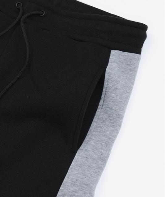 3Lサイズ!高貴紳士的!暖か!裏起毛!カットソー!ジョガーパンツ!新品!ブラック色合い!大きいサイズ! < 男性ファッション  3Lサイズ!高貴紳士的!暖か!裏起毛!カットソー!ジョガーパンツ!新品!ブラック色合い!大きいサイズ! < 男性ファッションの