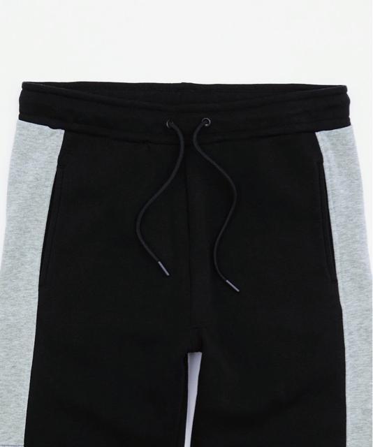 3Lサイズ!高貴紳士的!暖か!裏起毛!カットソー!ジョガーパンツ!新品!ブラック色合い!大きいサイズ! < 男性ファッション  3Lサイズ!高貴紳士的!暖か!裏起毛!カットソー!ジョガーパンツ!新品!ブラック色合い!大きいサイズ! < 男性ファッションの