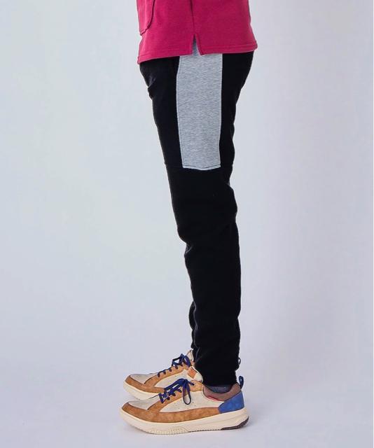 3Lサイズ!高貴紳士的!暖か!裏起毛!カットソー!ジョガーパンツ!新品!ブラック色合い!大きいサイズ! < 男性ファッション  3Lサイズ!高貴紳士的!暖か!裏起毛!カットソー!ジョガーパンツ!新品!ブラック色合い!大きいサイズ! < 男性ファッションの