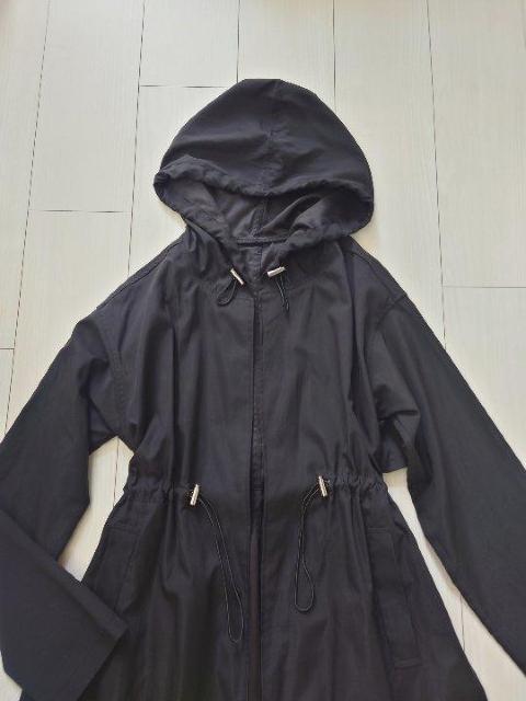 ウエスト細見え ボリュームロングコート ブラック サイズF < 女性ファッション  ウエスト細見え ボリュームロングコート ブラック サイズF < 女性ファッションの