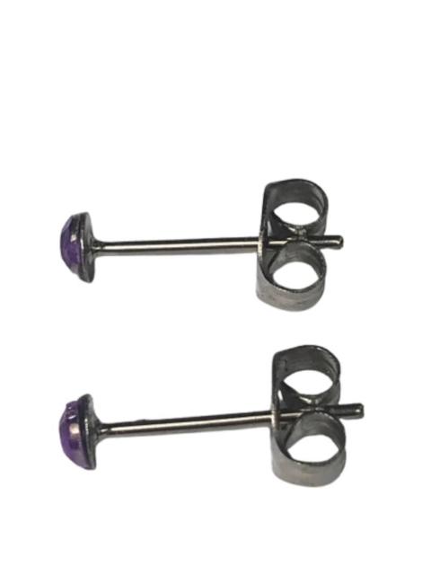 2個1セット 幅3mm ラインストーン スタッドピアス ライトパープル 両耳用 ステンレス アクリル製 シンプル つけっぱなしOK < 女性アクセサリー/時計  2個1セット 幅3mm ラインストーン スタッドピアス ライトパープル 両耳用 ステンレス アクリル製 シンプル つけっぱなしOK < 女性アクセサリー/時計の