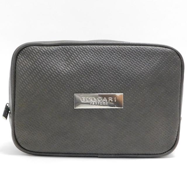 1000円 極美品 BVLGARI ブルガリ ポーチ コスメポーチ 深緑系 ノベルティ品 < ブランド 1000円 極美品 BVLGARI ブルガリ ポーチ コスメポーチ 深緑系 ノベルティ品 < ブランドの