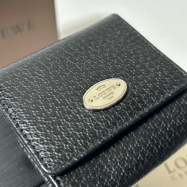 未使用品 LOEWE ロエベ レザー コインケース コインパース 小銭入れ ブラック < ブランド 未使用品 LOEWE ロエベ レザー コインケース コインパース 小銭入れ ブラック < ブランドの