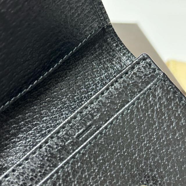 未使用品 LOEWE ロエベ レザー コインケース コインパース 小銭入れ ブラック < ブランド 未使用品 LOEWE ロエベ レザー コインケース コインパース 小銭入れ ブラック < ブランドの