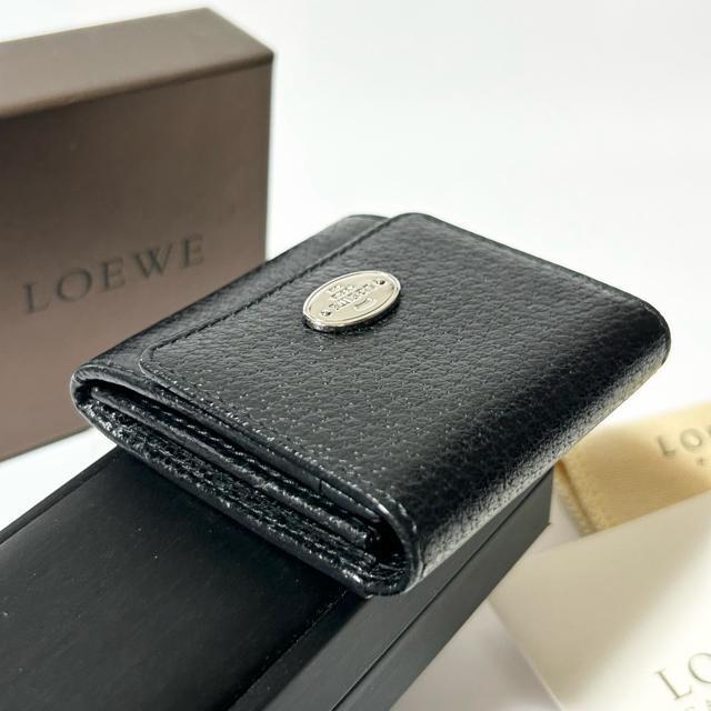 未使用品 LOEWE ロエベ レザー コインケース コインパース 小銭入れ ブラック < ブランド 未使用品 LOEWE ロエベ レザー コインケース コインパース 小銭入れ ブラック < ブランドの