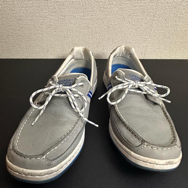 �yROCKPORT�z���b�N�|�[�g ���U�[ �f�b�L�V���[�Y 25cm �� �j���t�@�b�V������ 