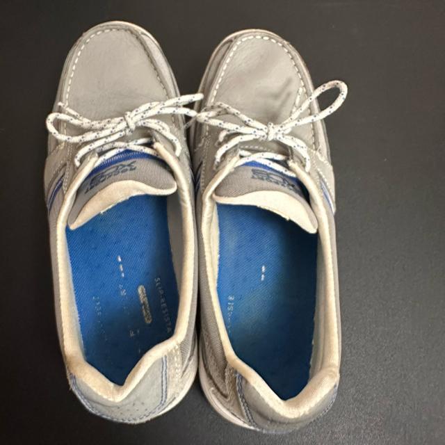 �yROCKPORT�z���b�N�|�[�g ���U�[ �f�b�L�V���[�Y 25cm �� �j���t�@�b�V������ 