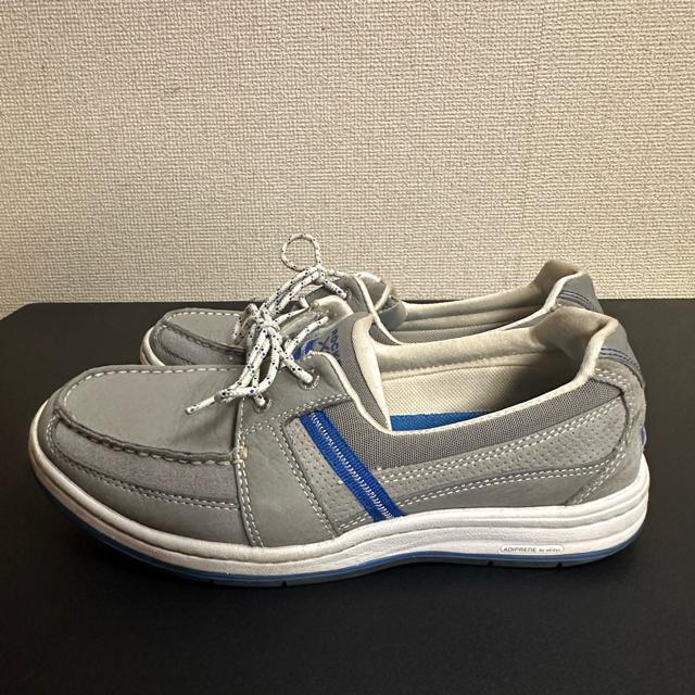 �yROCKPORT�z���b�N�|�[�g ���U�[ �f�b�L�V���[�Y 25cm �� �j���t�@�b�V������ 