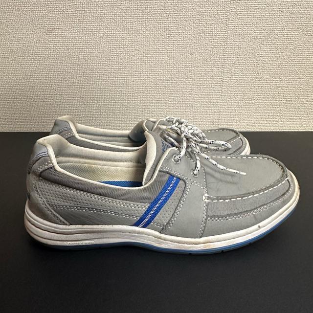 �yROCKPORT�z���b�N�|�[�g ���U�[ �f�b�L�V���[�Y 25cm �� �j���t�@�b�V������ 