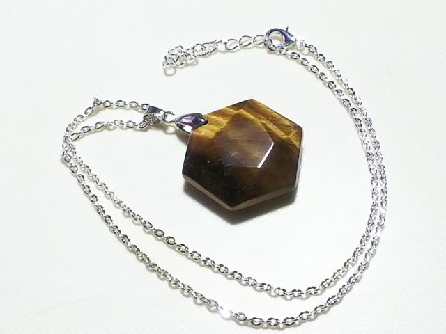 天然石★タイガーアイ 六芒星(ダビデの星)大 ペンダント < 女性アクセサリー/時計 天然石★タイガーアイ 六芒星(ダビデの星)大 ペンダント < 女性アクセサリー/時計の