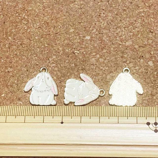 エナメルチャームうさぎ2個 < ペット/手芸/園芸 エナメルチャームうさぎ2個 < ペット/手芸/園芸の