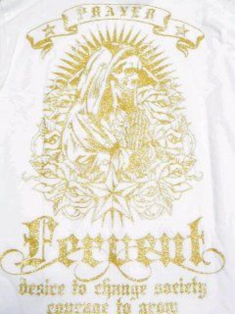 オラオラ.悪羅悪羅♪バックスカルマリアデザインロンT ホワイト < 男性ファッション オラオラ.悪羅悪羅♪バックスカルマリアデザインロンT ホワイト < 男性ファッションの