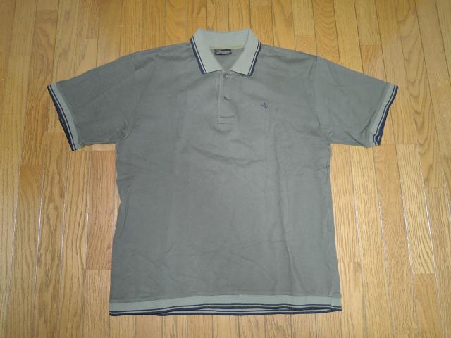 NITRAID ナイトレイド 鹿の子 ポロシャツ XL カーキ系 ラインポロ 半袖 < ブランド NITRAID ナイトレイド 鹿の子 ポロシャツ XL カーキ系 ラインポロ 半袖 < ブランドの