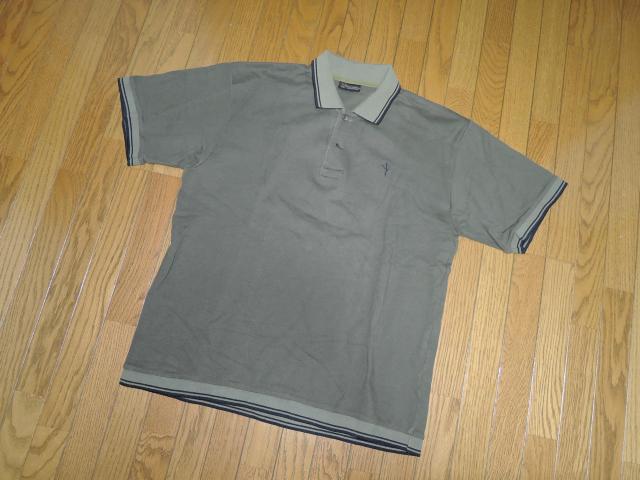 NITRAID ナイトレイド 鹿の子 ポロシャツ XL カーキ系 ラインポロ 半袖 < ブランド NITRAID ナイトレイド 鹿の子 ポロシャツ XL カーキ系 ラインポロ 半袖 < ブランドの