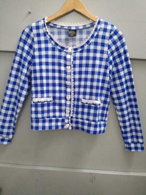 ROSE FAN  FAN☆ブロックチェック柄長袖カーディガン < ブランド  ROSE FAN  FAN☆ブロックチェック柄長袖カーディガン  < ブランドの