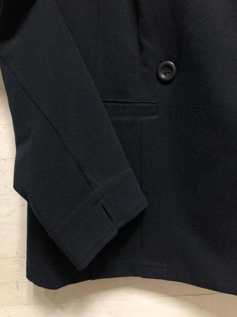 新品☆LL♪紺系♪ノーカラーのダブルジャケット♪合わせやすい♪☆Q363 < 女性ファッション  新品☆LL♪紺系♪ノーカラーのダブルジャケット♪合わせやすい♪☆Q363 < 女性ファッションの