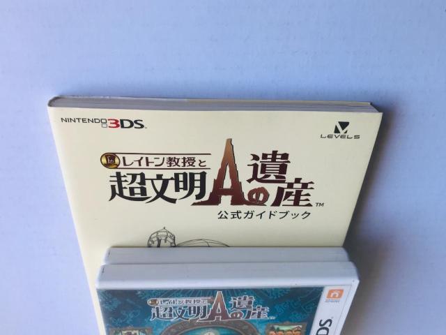 レイトン教授と超文明Aの遺産 奇跡の仮面 公式ガイドブック 3DS 攻略本セット Professor Layton guide < ゲーム本体/ソフト レイトン教授と超文明Aの遺産 奇跡の仮面 公式ガイドブック 3DS 攻略本セット Professor Layton guide < ゲーム本体/ソフトの
