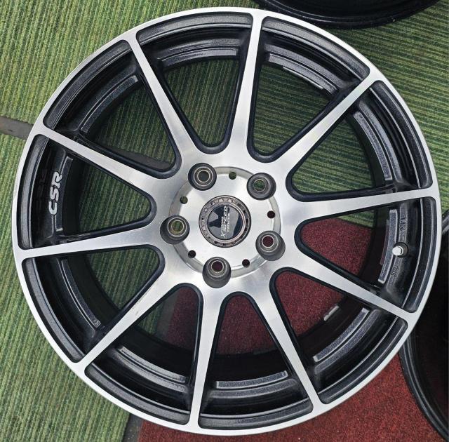 X-CROSS-SPEEDプレミアムCSRアルミホイール17インチ7J+53 5穴 pcd 114.3ホイールのみ4本セツトレヴォ < 自動車/バイク X-CROSS-SPEEDプレミアムCSRアルミホイール17インチ7J+53 5穴 pcd 114.3ホイールのみ4本セツトレヴォ < 自動車/バイク