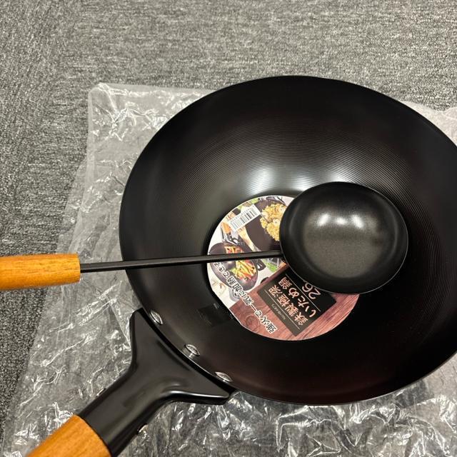 即決 新品 IRON WOK 鉄製極深いため鍋 26cm お玉付 < インテリア/ライフ 即決 新品 IRON WOK 鉄製極深いため鍋 26cm お玉付 < インテリア/ライフの