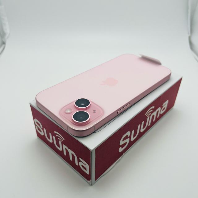 �������g�p iPhone 15 128 GB SIM�t���[ �s���N �{�� �� �Ɠd/AV�� 