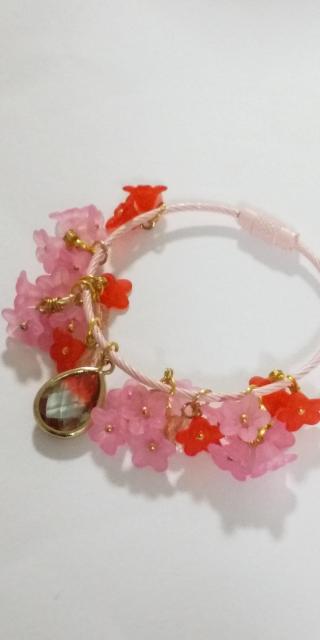 *.゜。:+*.゜ピンク&赤の花束キーリング*.゜。:+*.゜。:+*.゜ < 女性ファッション *.゜。:+*.゜ピンク&赤の花束キーリング*.゜。:+*.゜。:+*.゜ < 女性ファッションの
