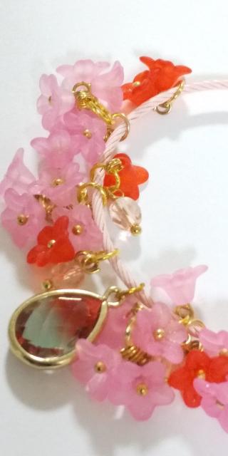 *.゜。:+*.゜ピンク&赤の花束キーリング*.゜。:+*.゜。:+*.゜ < 女性ファッション *.゜。:+*.゜ピンク&赤の花束キーリング*.゜。:+*.゜。:+*.゜ < 女性ファッションの