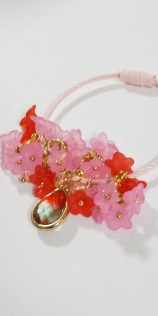 *.゜。:+*.゜ピンク&赤の花束キーリング*.゜。:+*.゜。:+*.゜ < 女性ファッション *.゜。:+*.゜ピンク&赤の花束キーリング*.゜。:+*.゜。:+*.゜ < 女性ファッションの