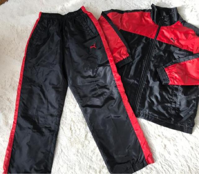 PUMAウィンドブレーカー上下 厚手  140センチ美品 < ブランド  PUMAウィンドブレーカー上下 厚手  140センチ美品  < ブランドの