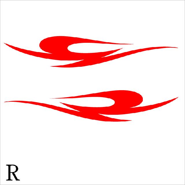 ファイヤーパターンステッカー R 50センチ 2枚組 < 自動車/バイク ファイヤーパターンステッカー R 50センチ 2枚組 < 自動車/バイク