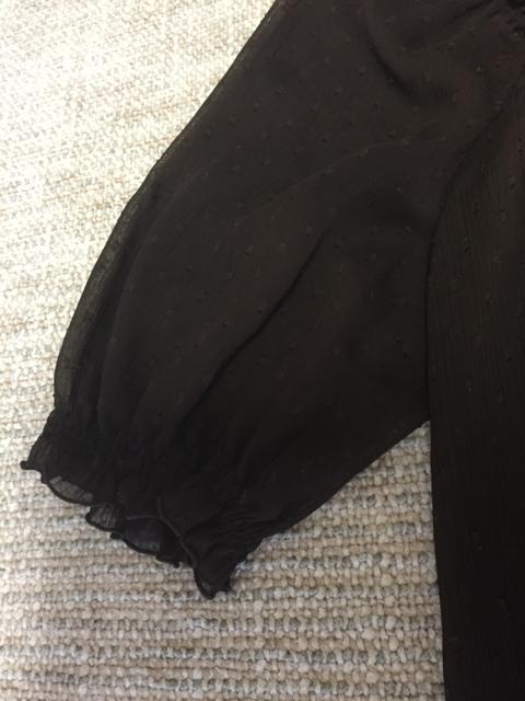 820.新品☆レストローズ☆五分袖シフォンカーディガン☆ブラウン < 女性ファッション  820.新品☆レストローズ☆五分袖シフォンカーディガン☆ブラウン < 女性ファッションの