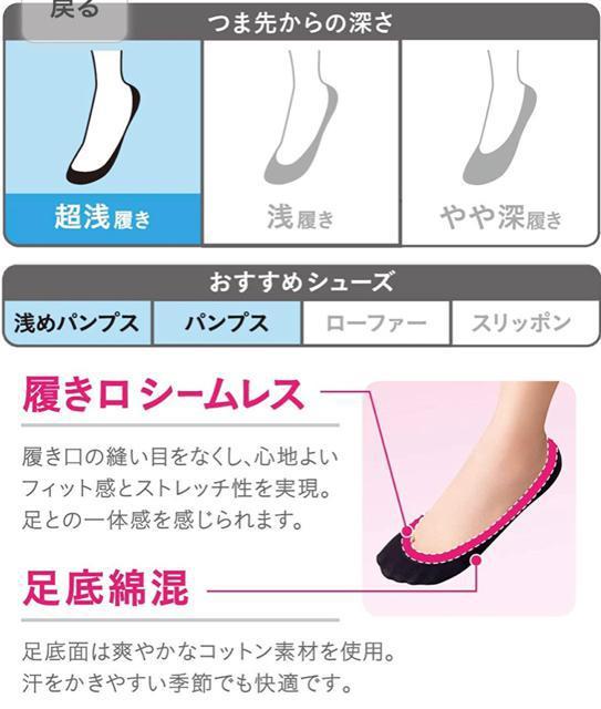 3足セット!●脱げない靴下●定価1,100円●okamoto岡本オカモト●ココピタ●フットカバー●ベージュ●23cm〜25cm < 女性ファッション  3足セット!●脱げない靴下●定価1,100円●okamoto岡本オカモト●ココピタ●フットカバー●ベージュ●23cm〜25cm < 女性ファッションの