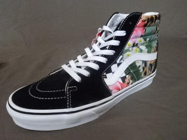 激レア USA購入 ハイビスカス花柄 バンズ【Vans Sk8-Hi】27.0a < ブランド  激レア USA購入 ハイビスカス花柄 バンズ【Vans Sk8-Hi】27.0a < ブランドの