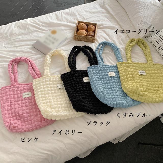 送料無料 新品 ぽこぽこトートバッグ ワッフル風バッグ < 女性ファッション  送料無料 新品 ぽこぽこトートバッグ ワッフル風バッグ < 女性ファッションの