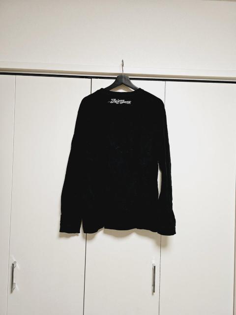 ILL'S  黒 ペイズリー柄英字 ロンT XL < 男性ファッション  ILL'S  黒 ペイズリー柄英字 ロンT XL < 男性ファッションの