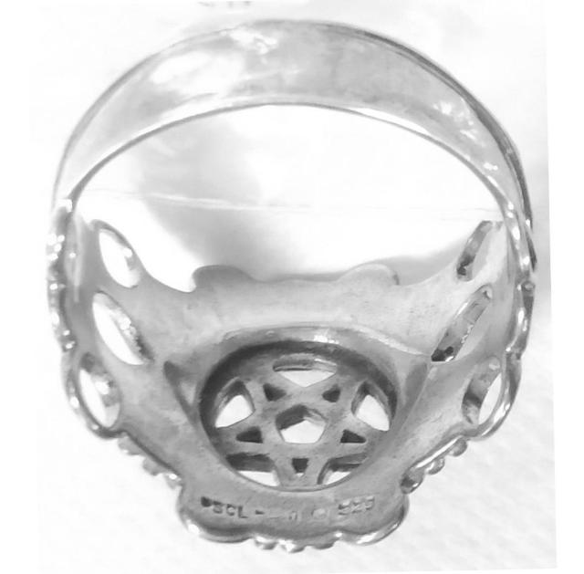 PeterStone: Scrollwork Pentacle Ring < 女性アクセサリー/時計  PeterStone: Scrollwork Pentacle Ring < 女性アクセサリー/時計の